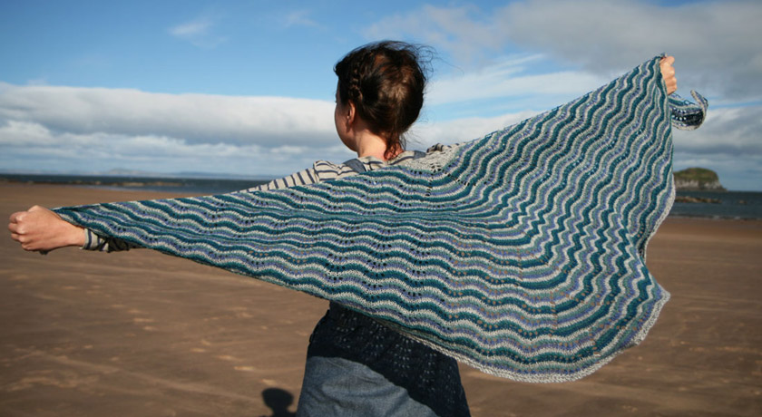 Northmavine Hap by Kate Davies