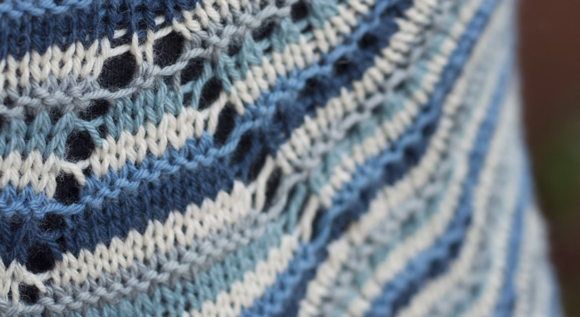 Northmavine Hap lace pattern detail