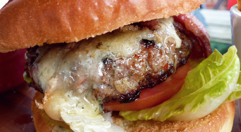 Stilton burger