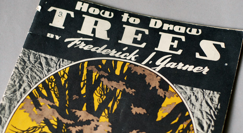 Old How to Draw Trees book cover