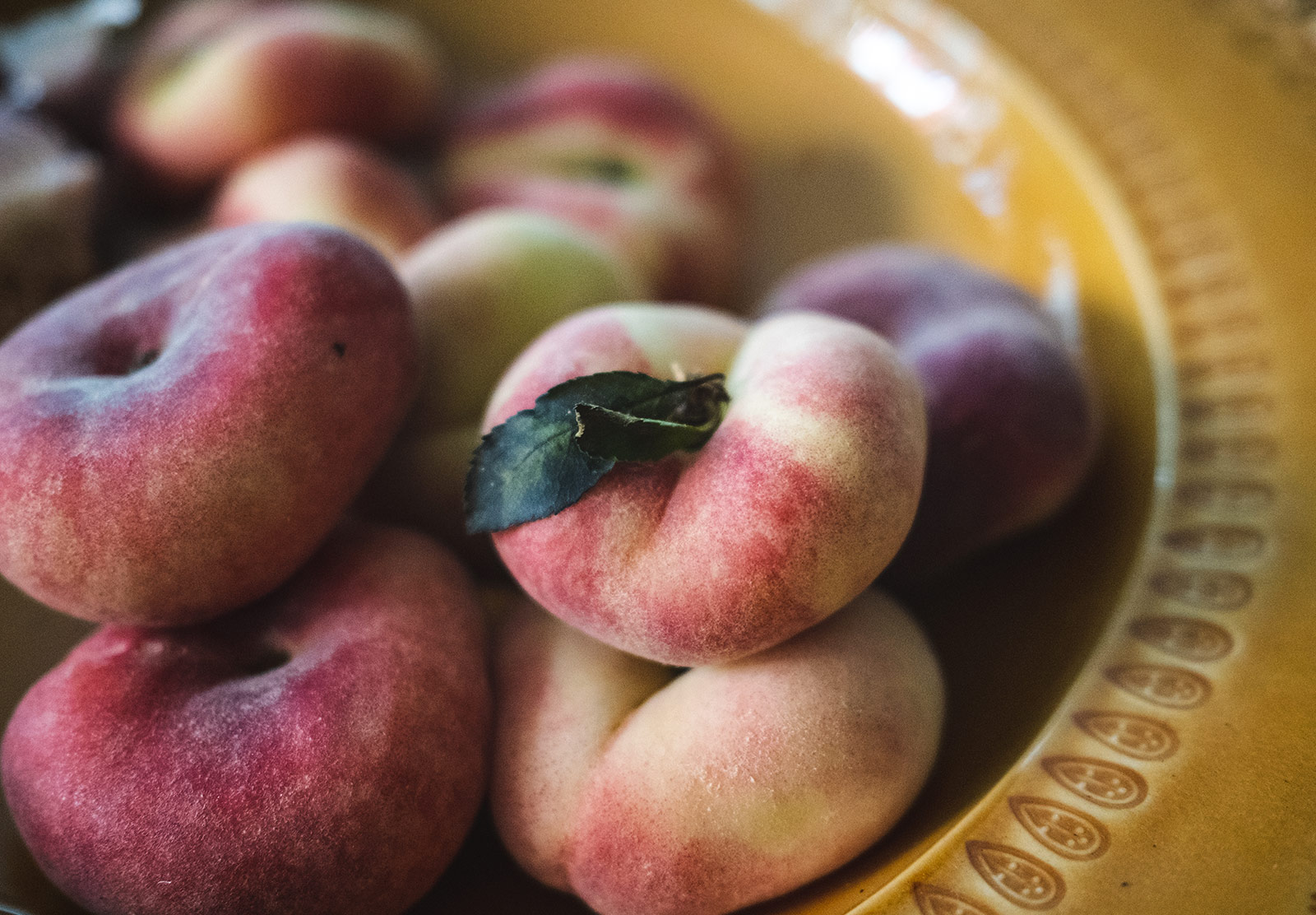 Bowl of peaches