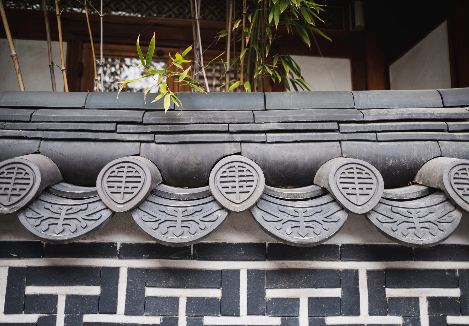 Traditional patterned tiles