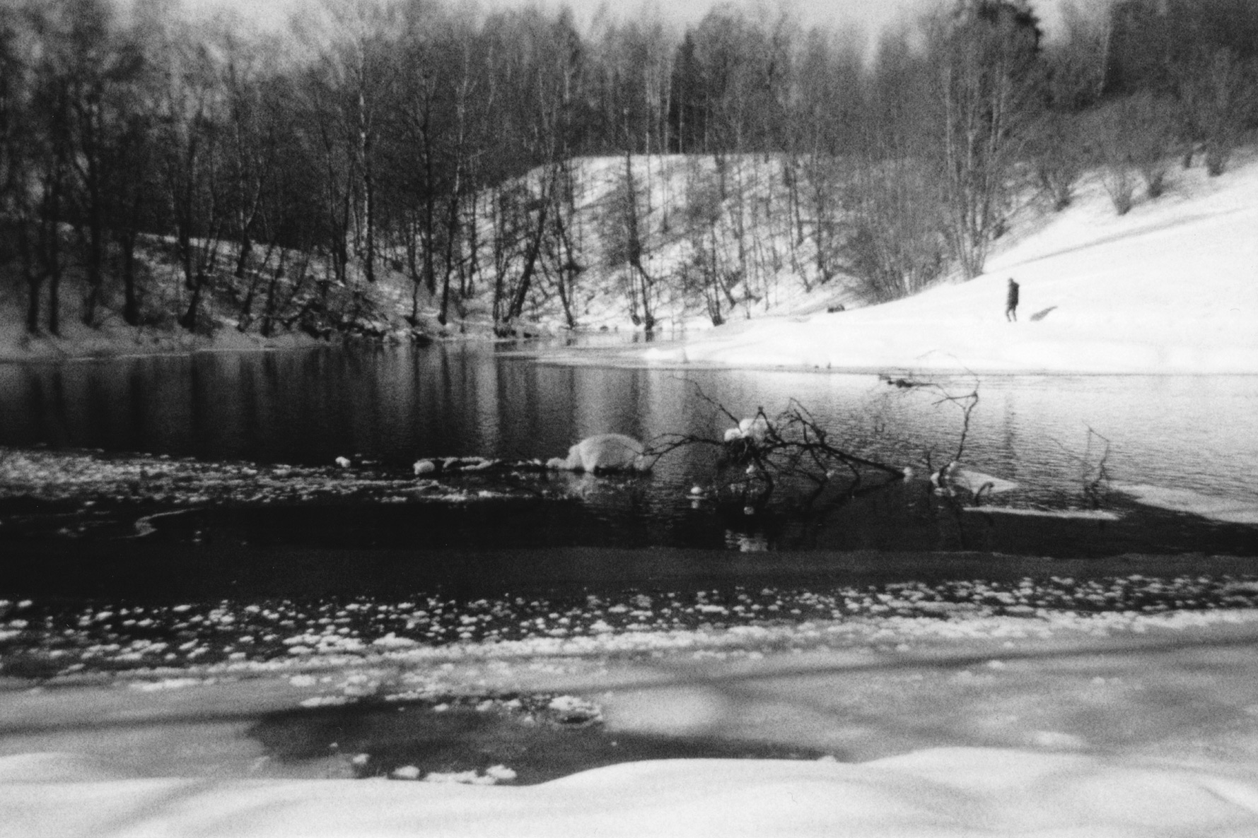 View over river