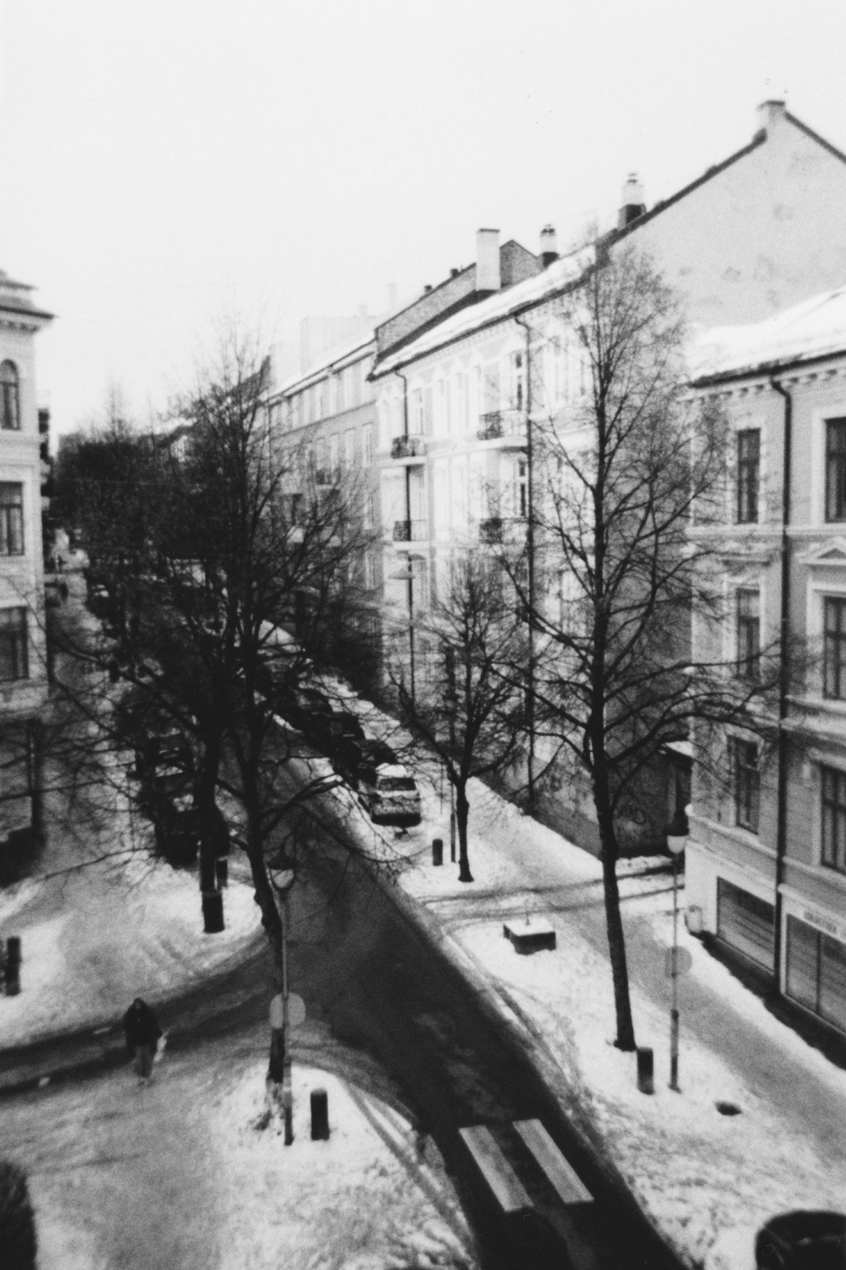 Snow covered streets