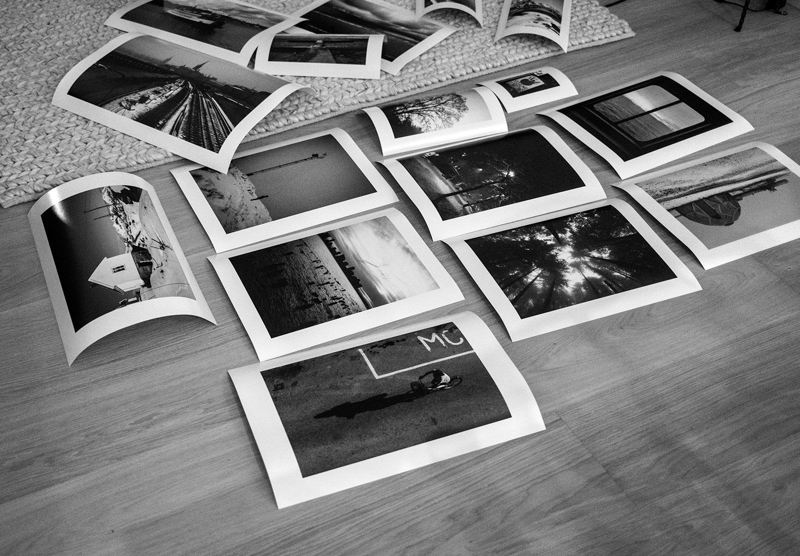 Black and white prints