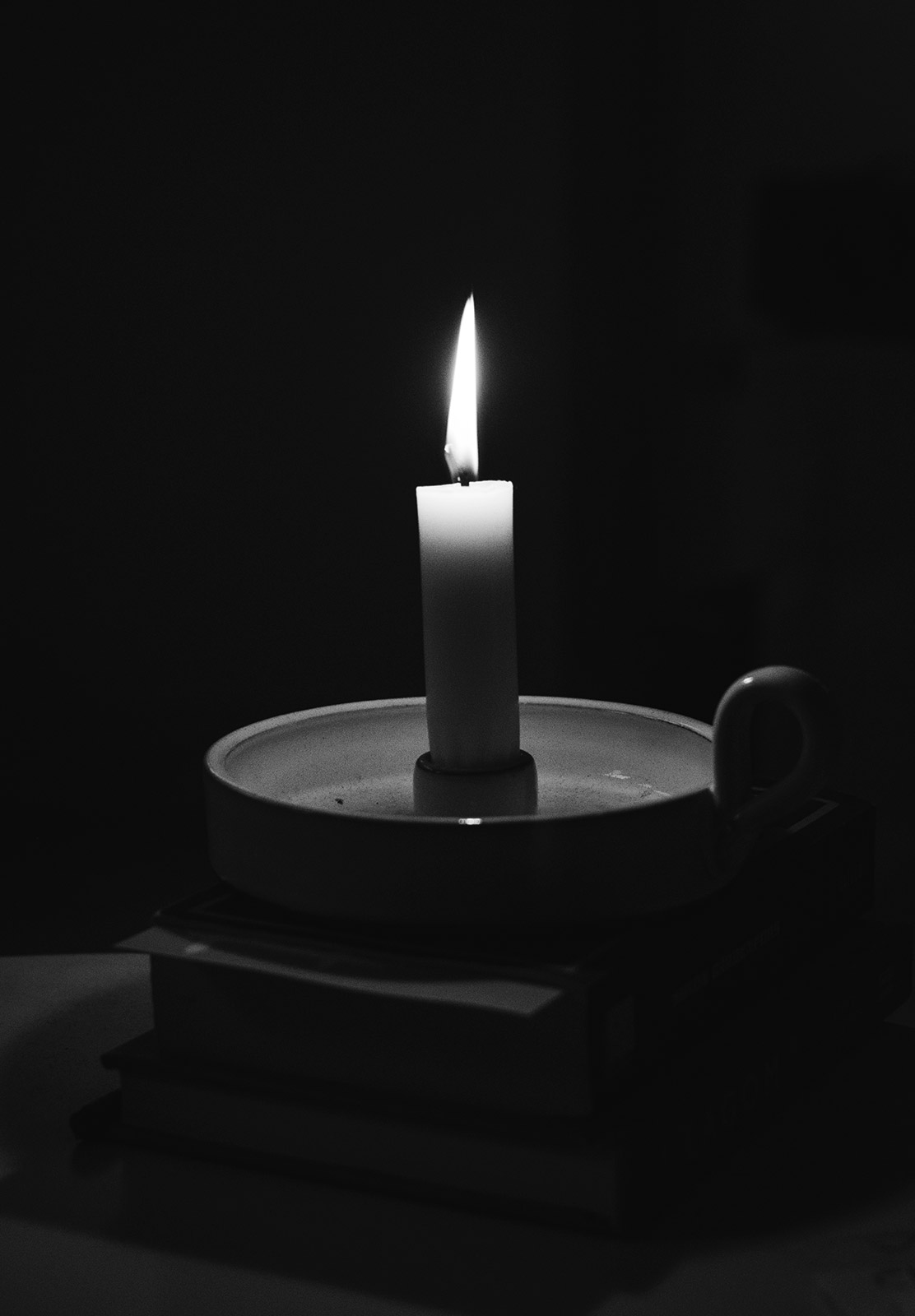 Flame on candle