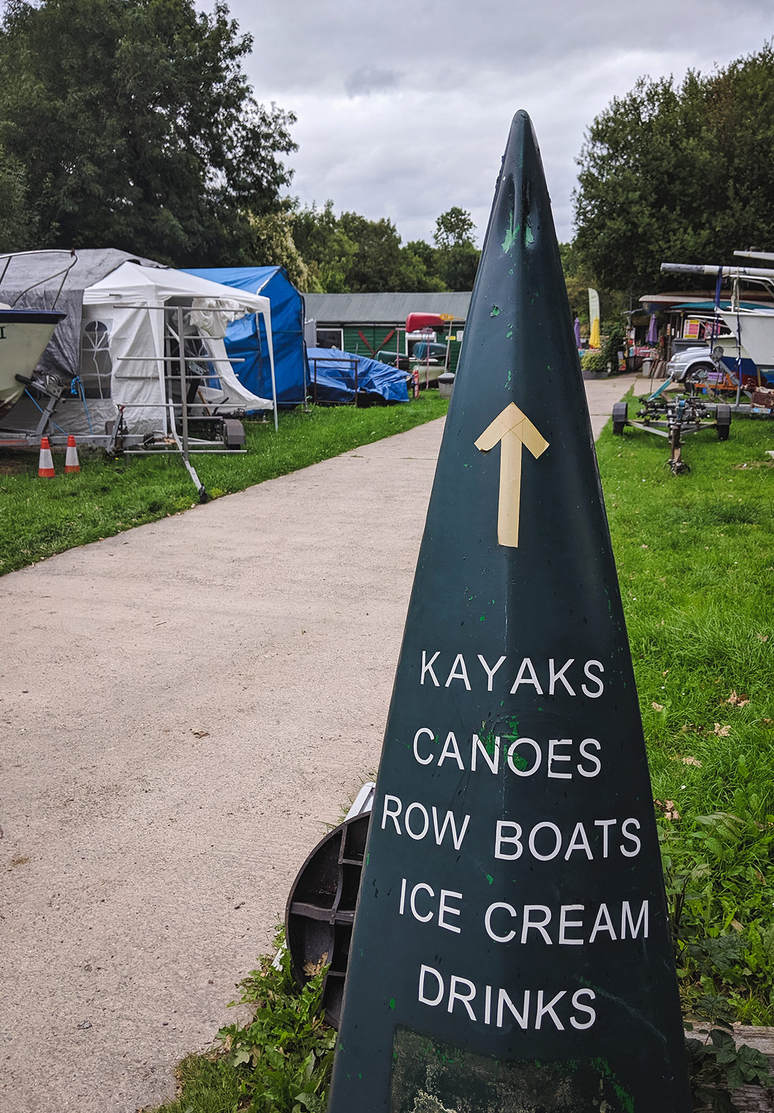 Kayak sign