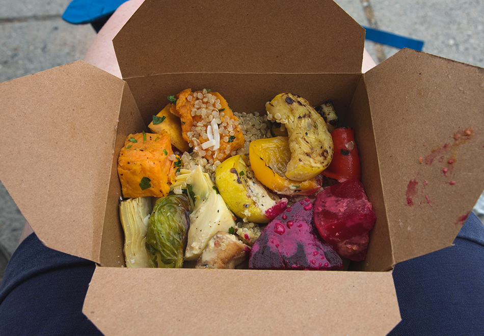 Box of salad
