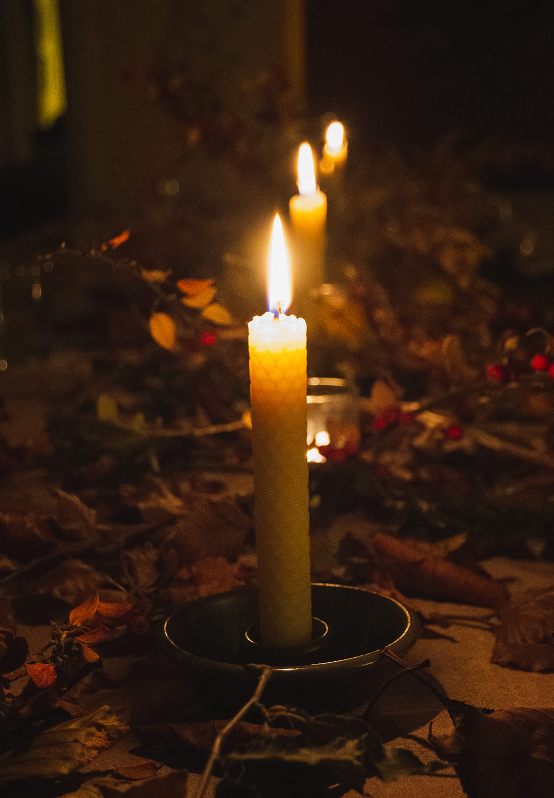 Autumnal table setting