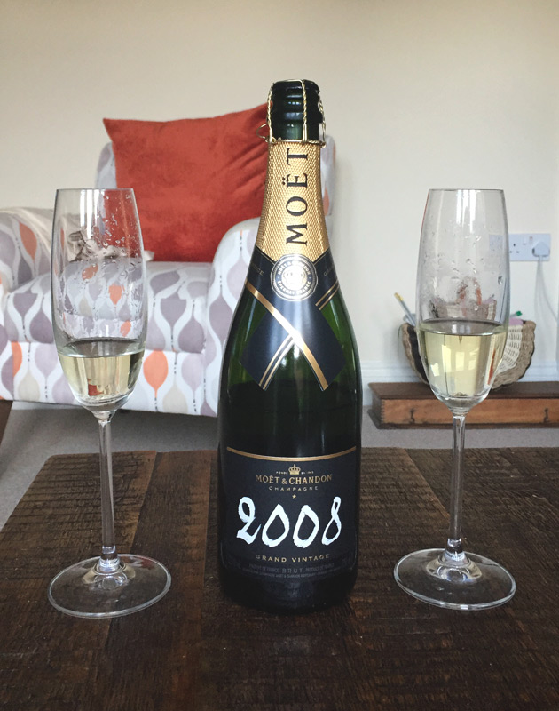 Champagne and glasses