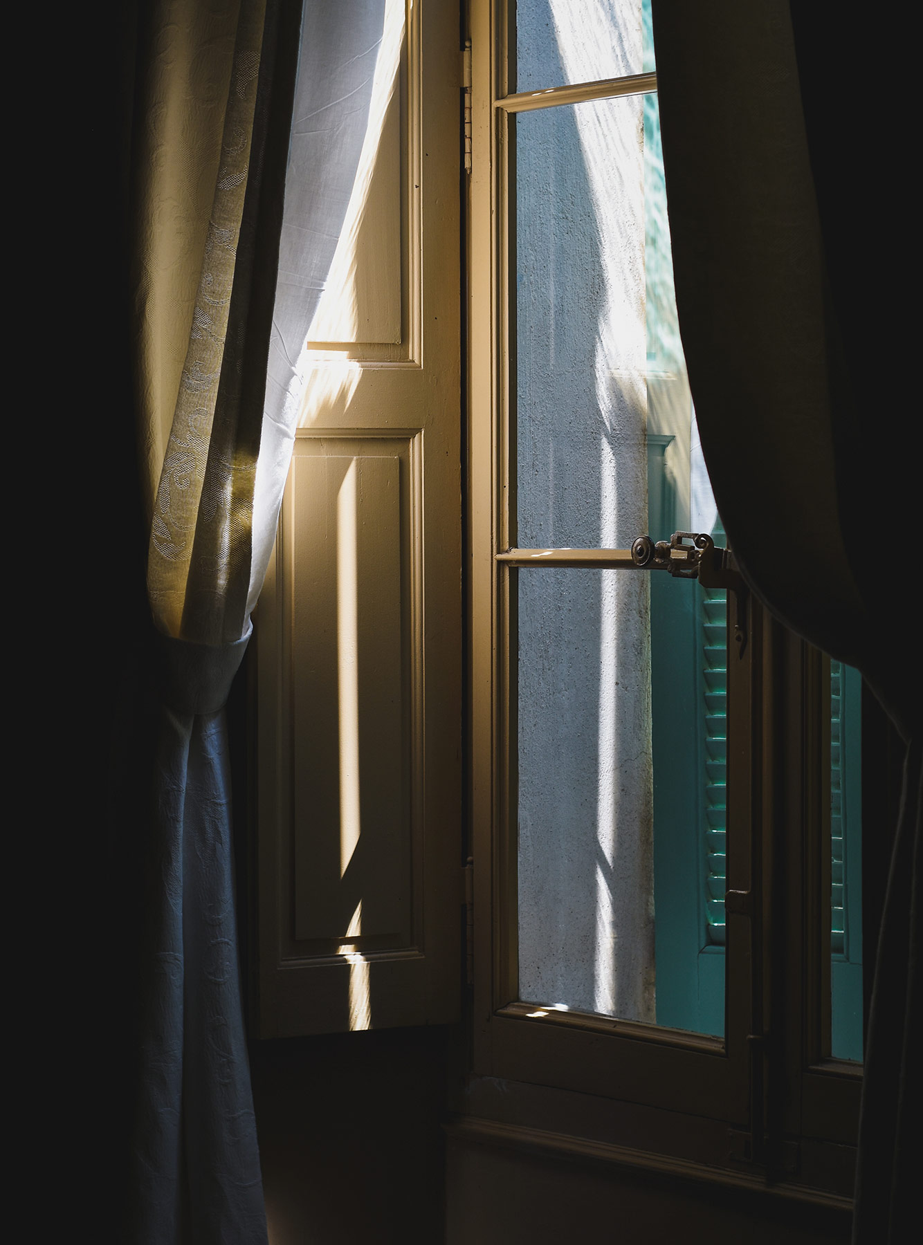 Light on window