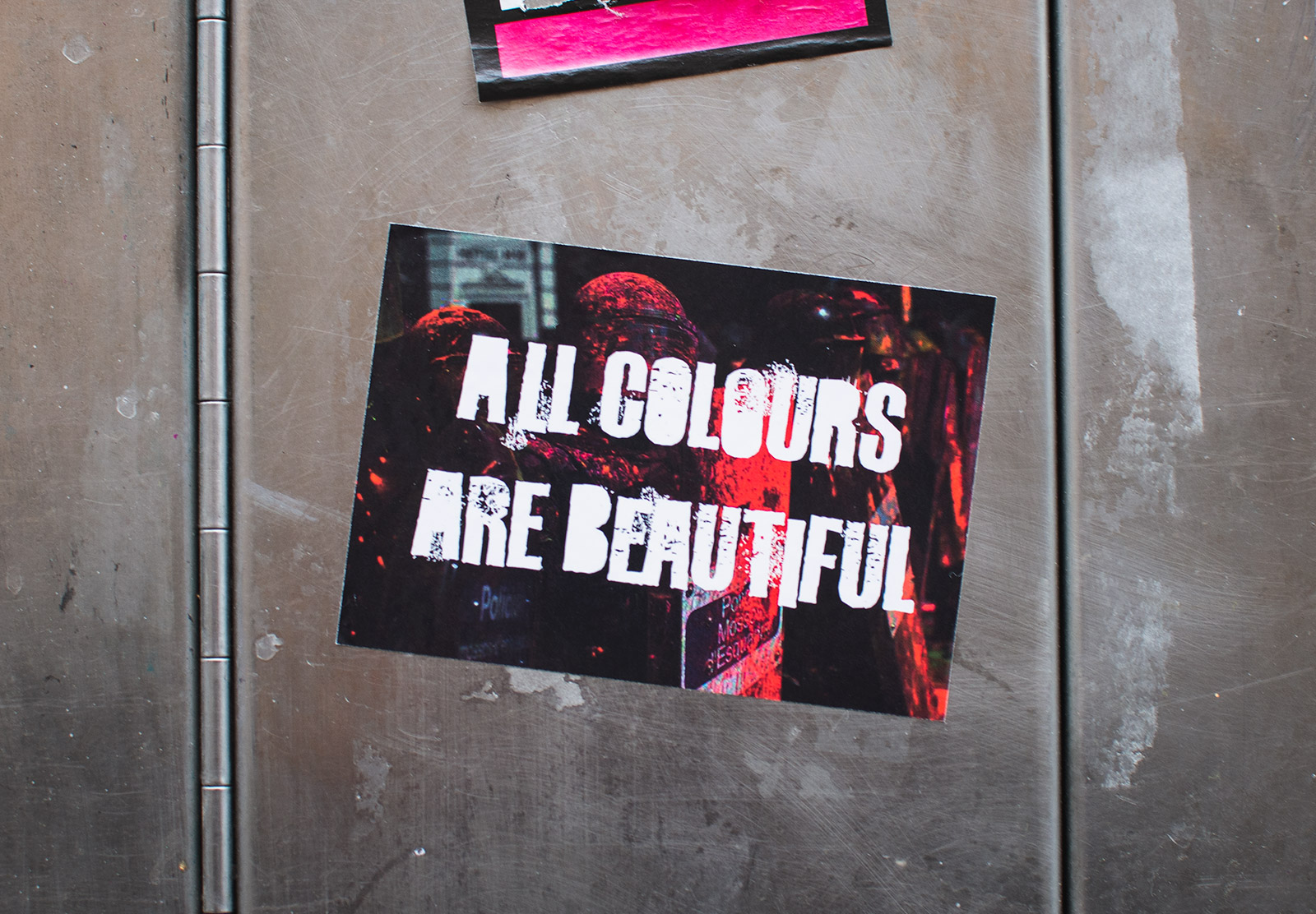 All colours are beautiful sticker