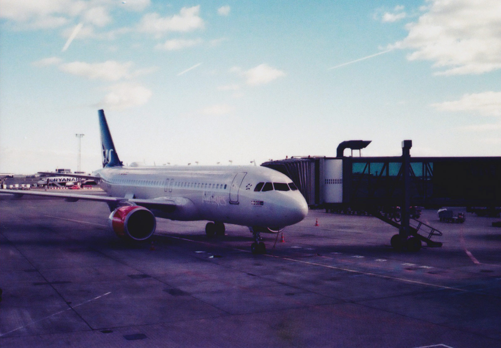 Plane and jetty