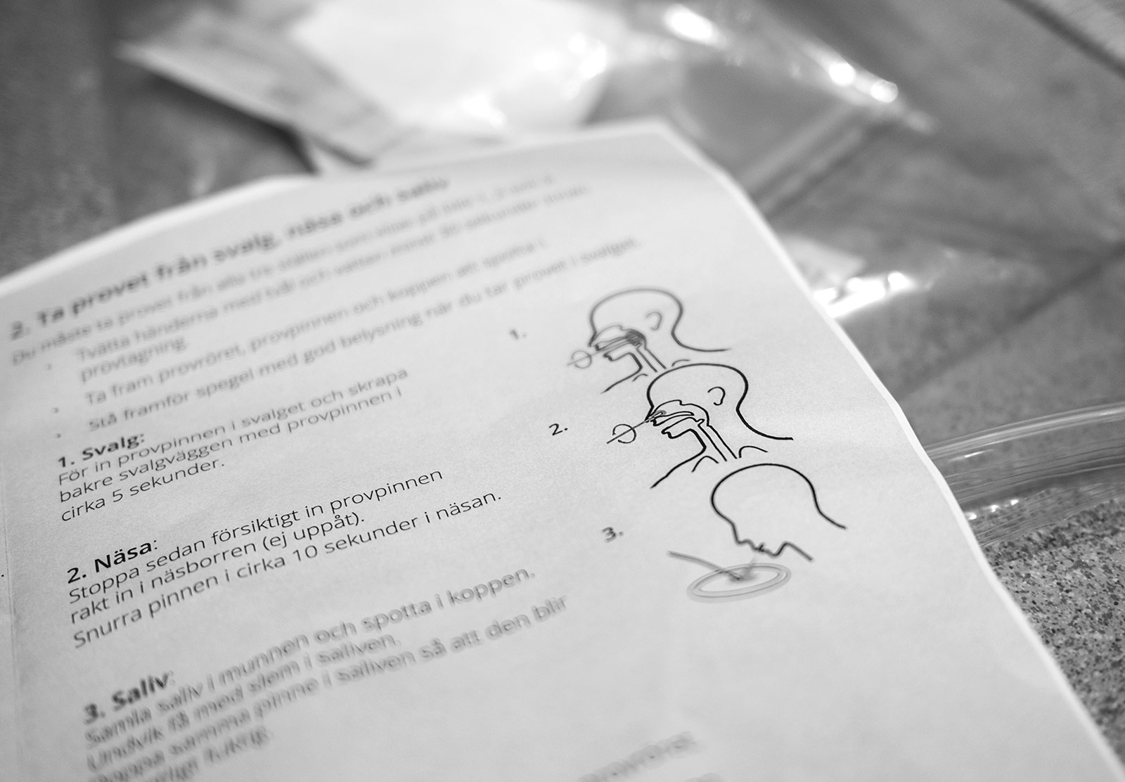 Covid-19 test instructions