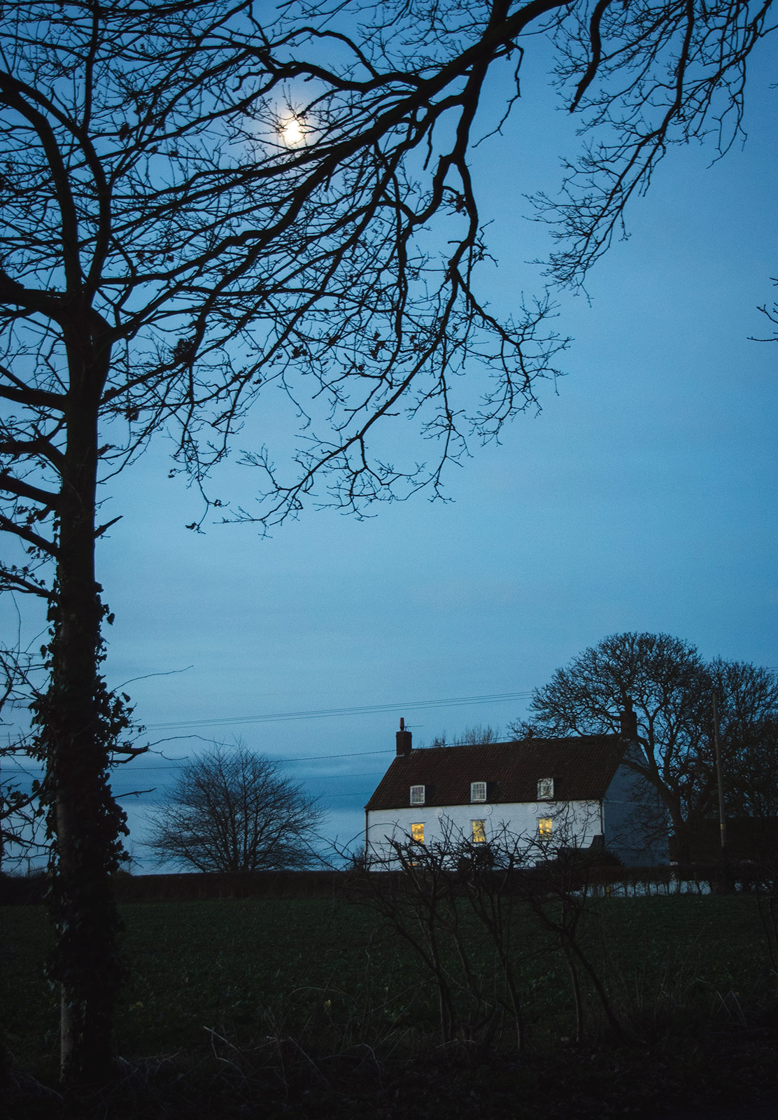 Farmhouse at dawn