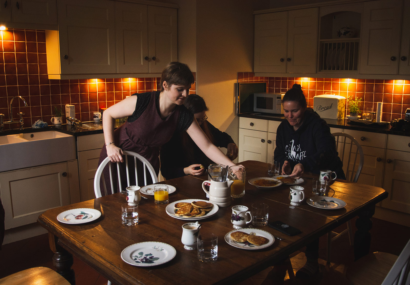 Breakfast table