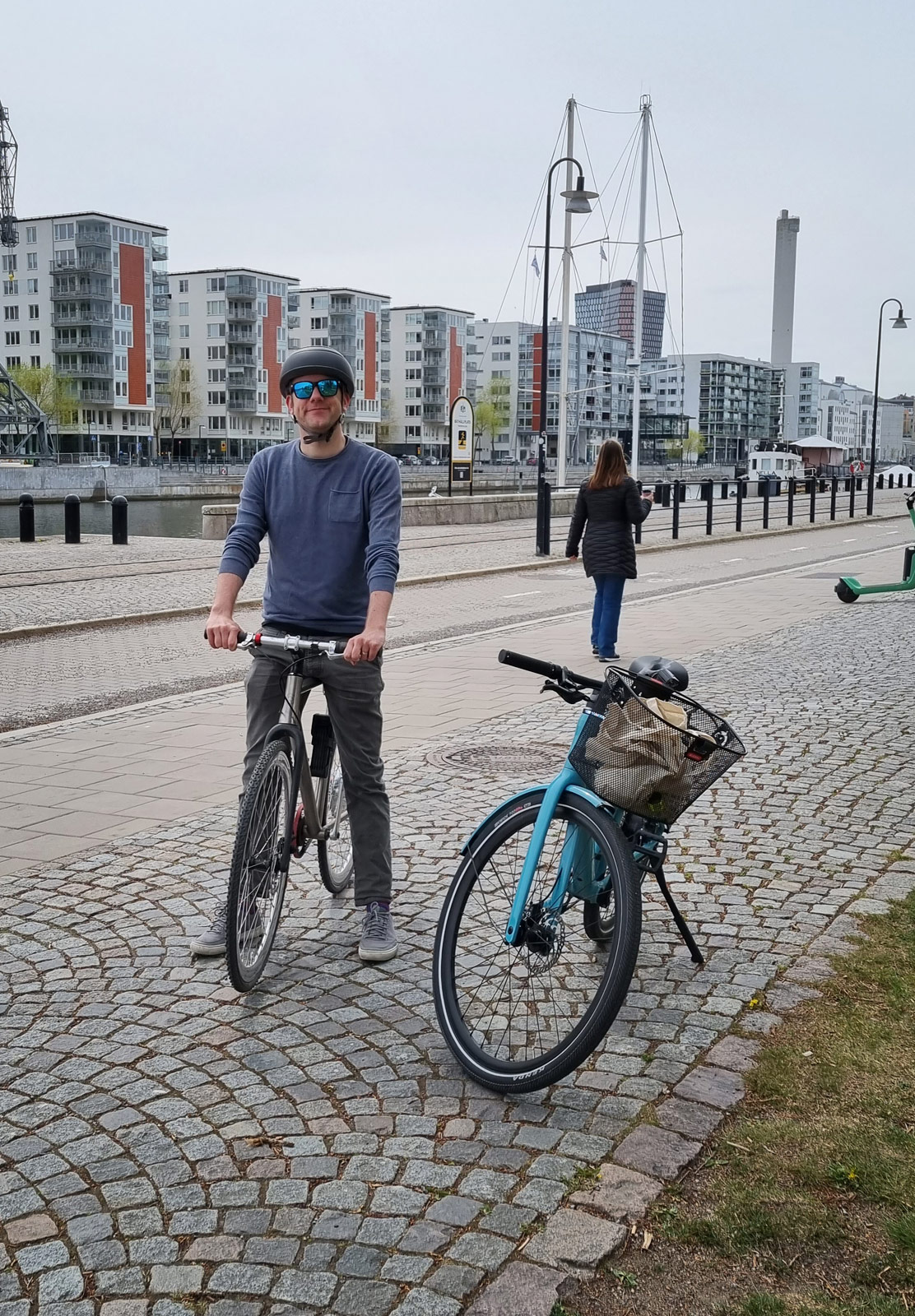 Man on bike