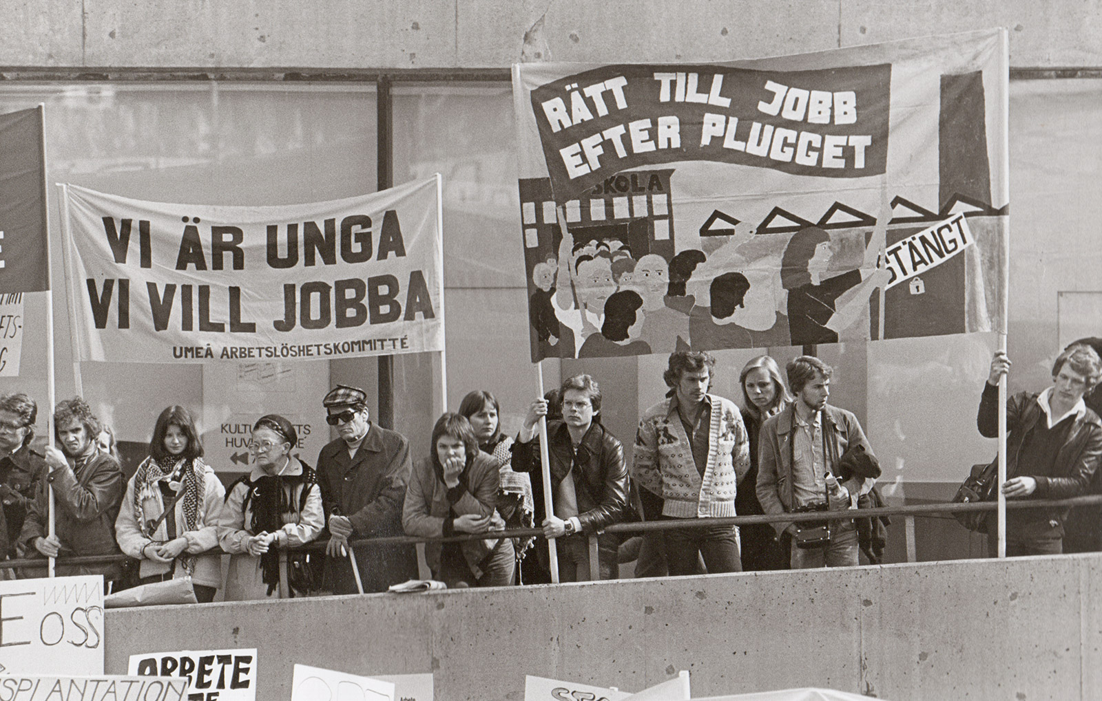 People at demonstration