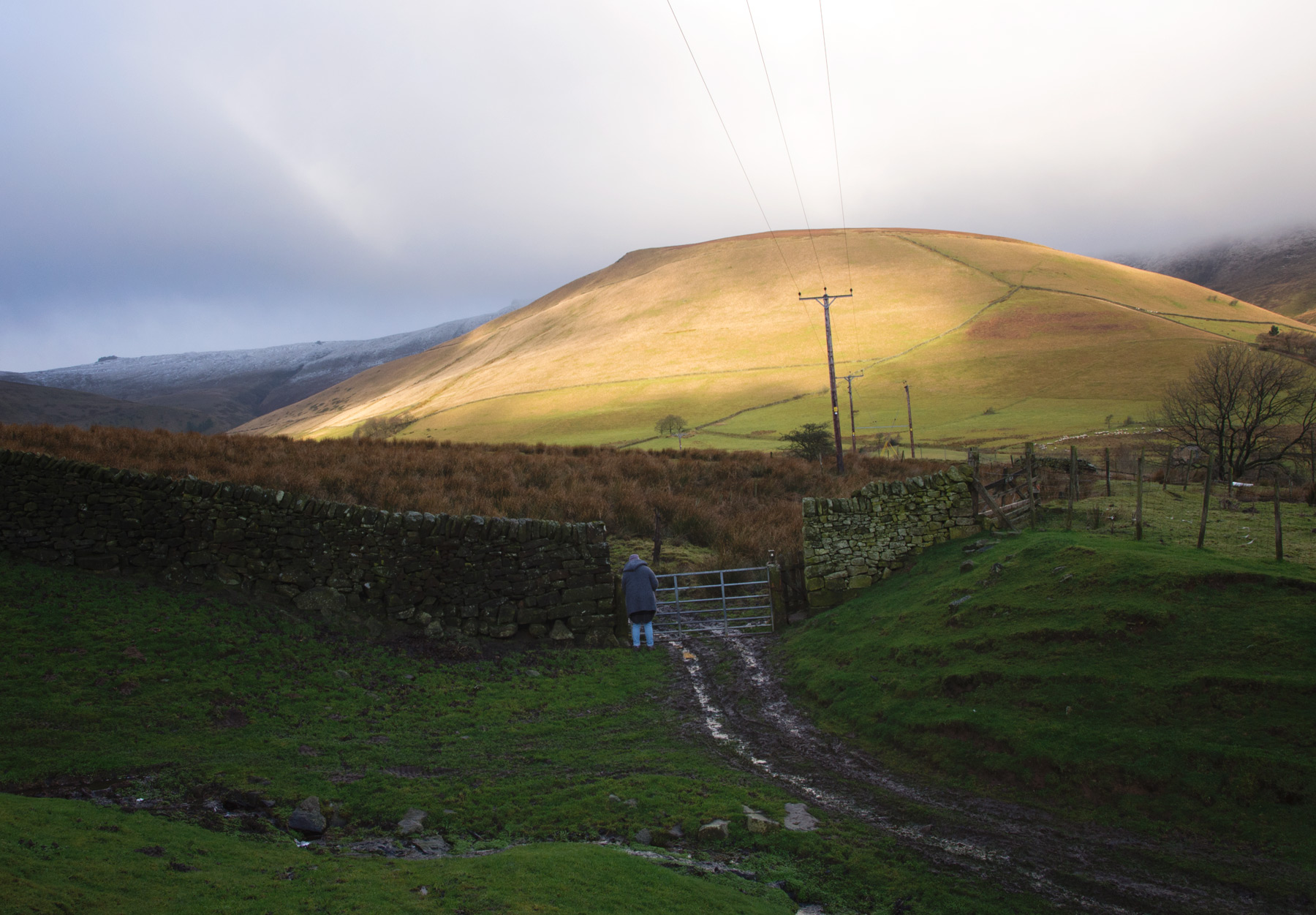 Gate with hills in the background