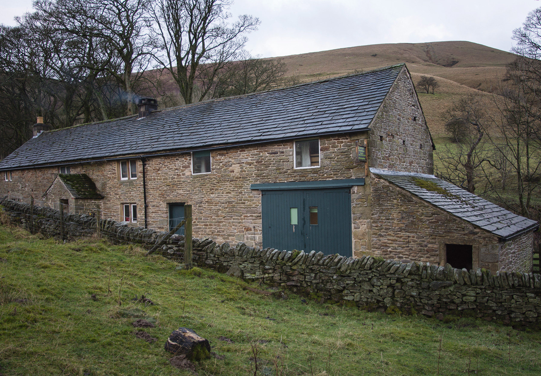 Yellow stone cottage