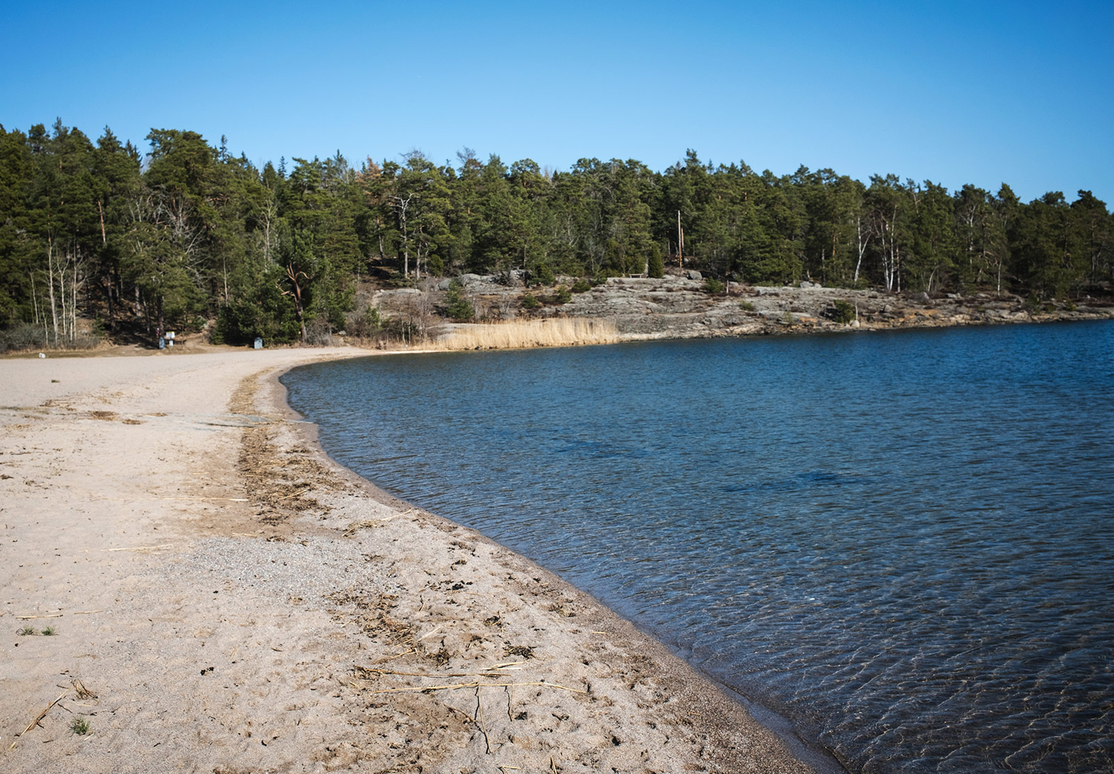 Sandy beach
