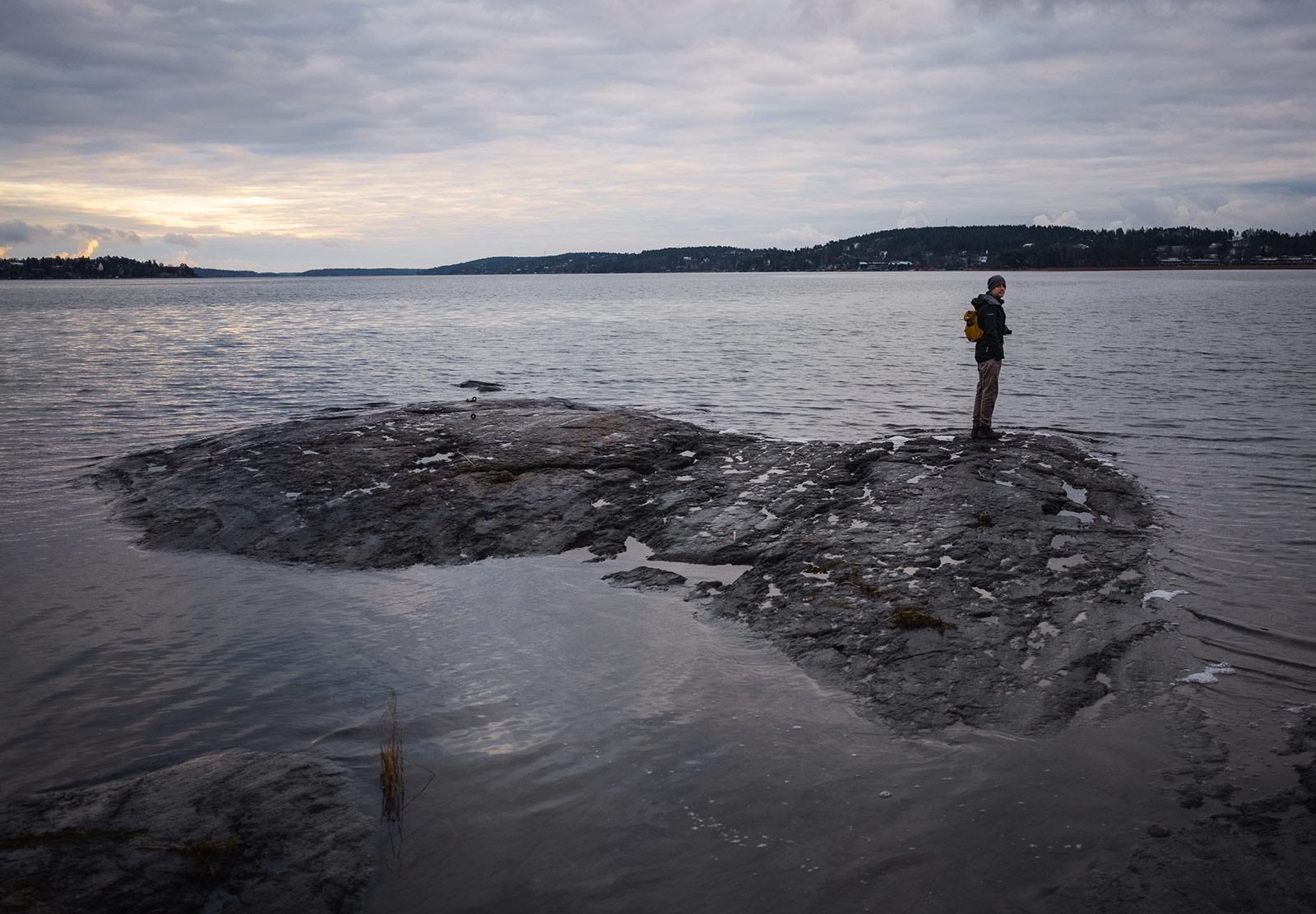 Me stood on a rock