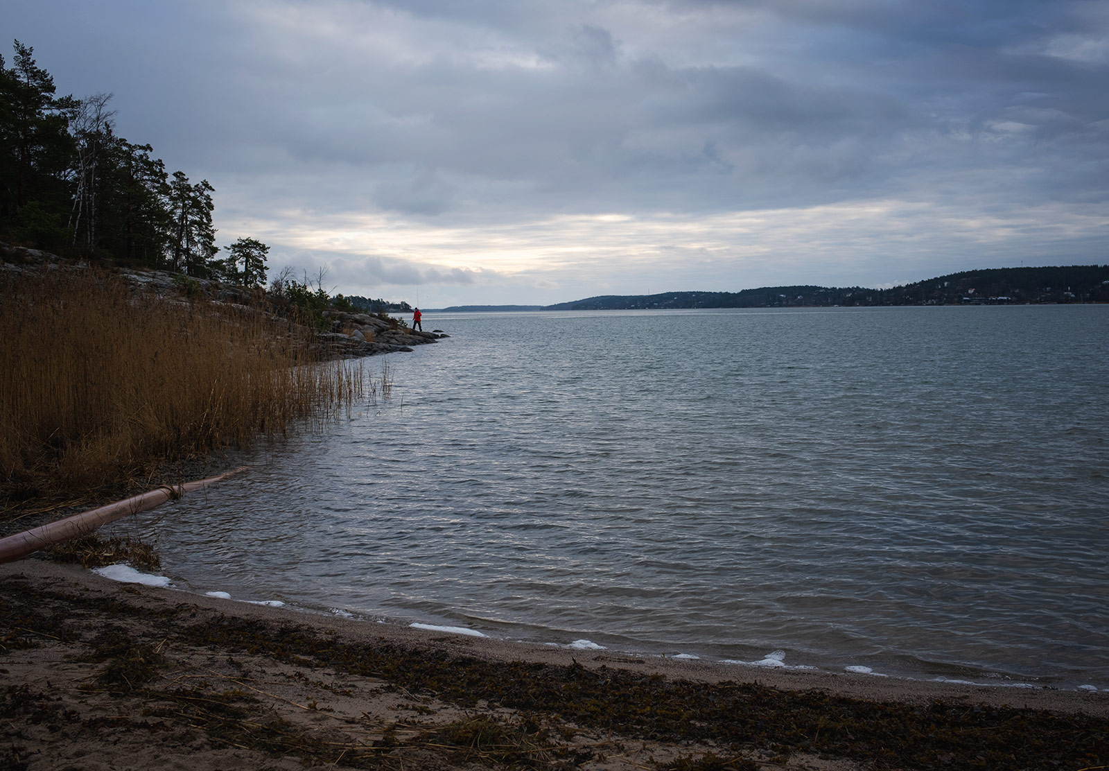 View over water