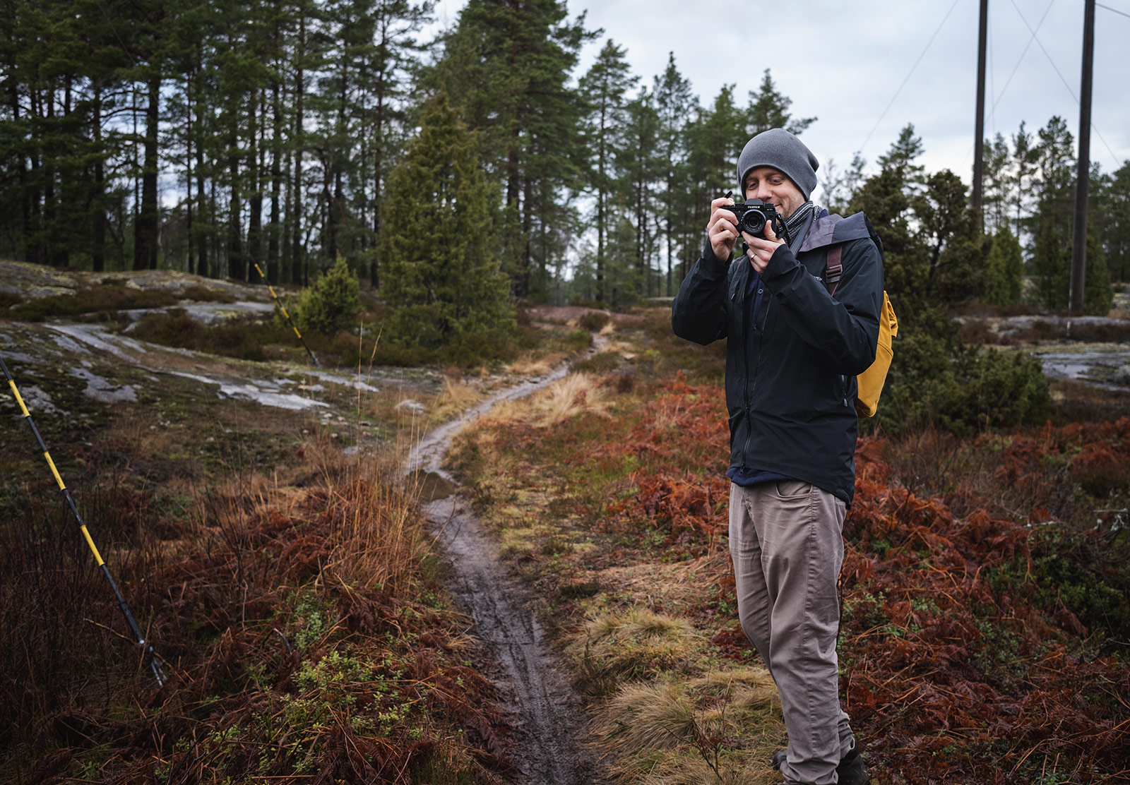 Man taking a photo