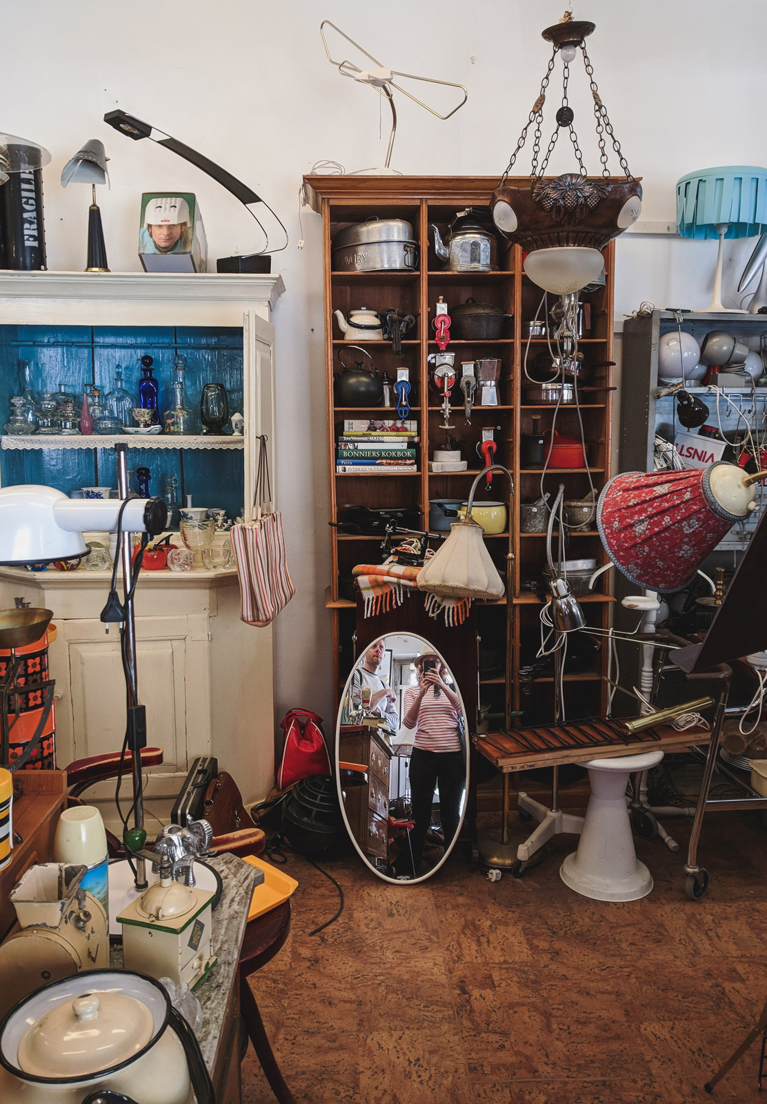 Contents of antique shop