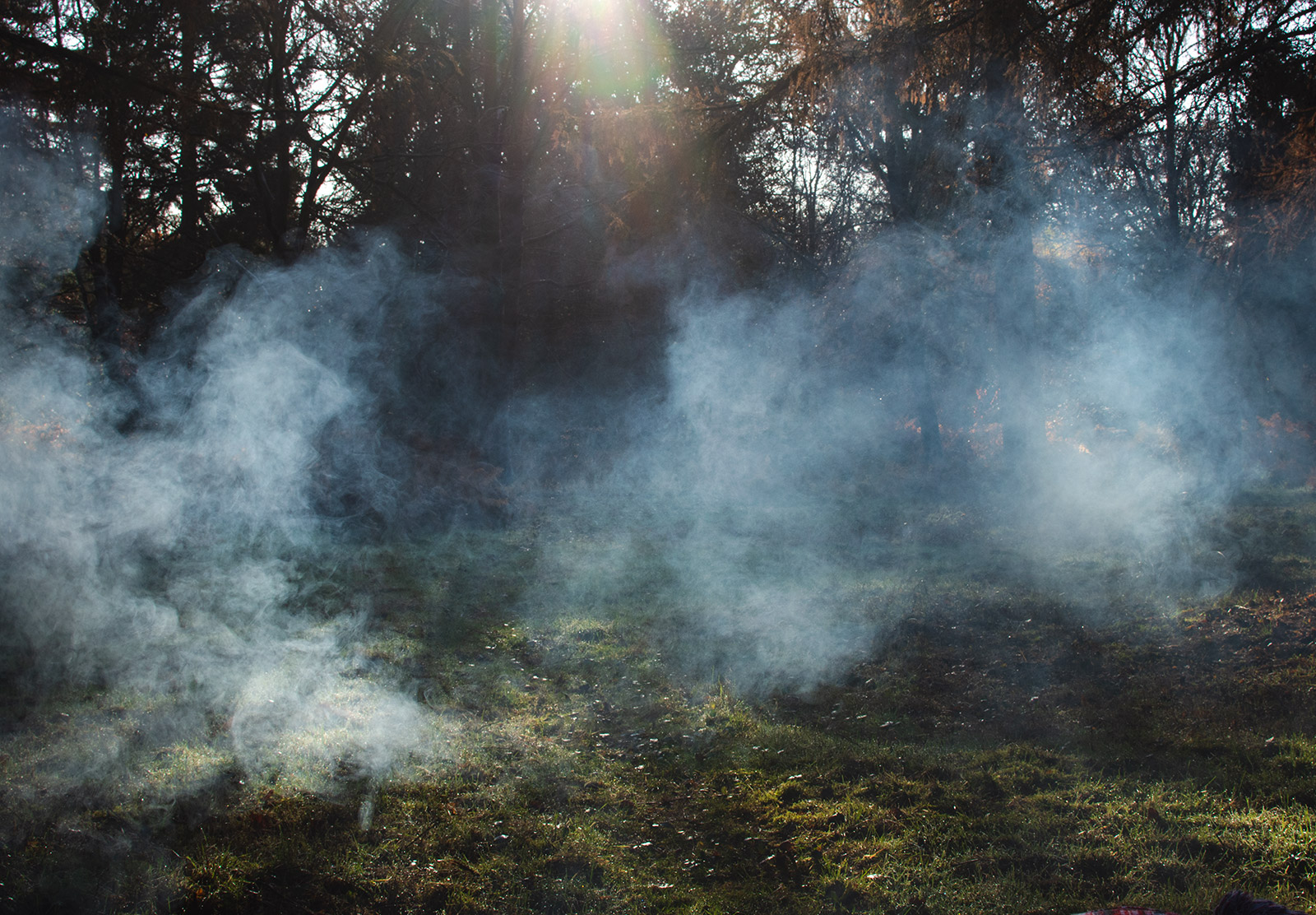 Smoke in the air