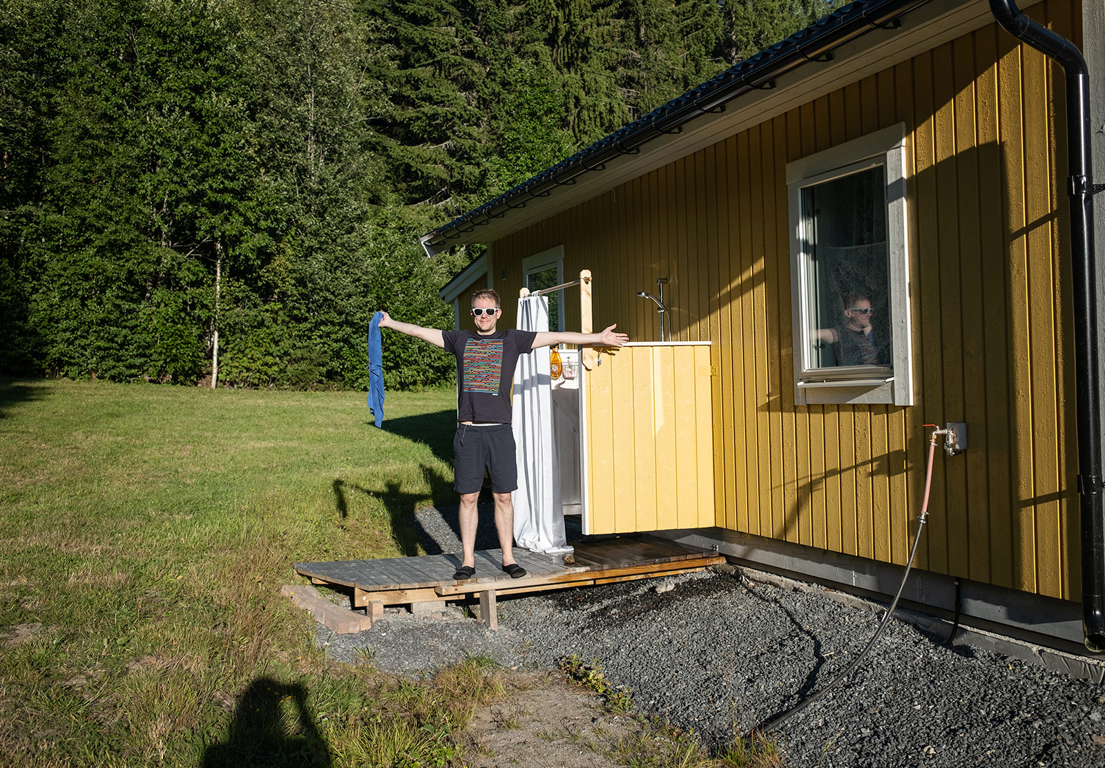 Outdoor shower