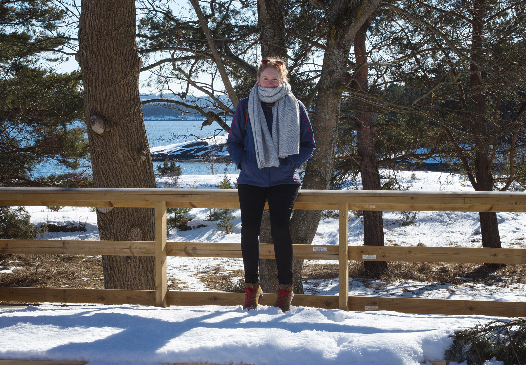 Me sitting on fence