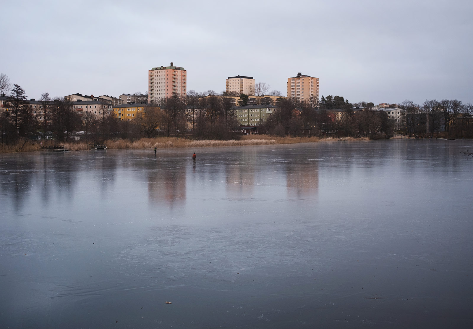 Ice on lake