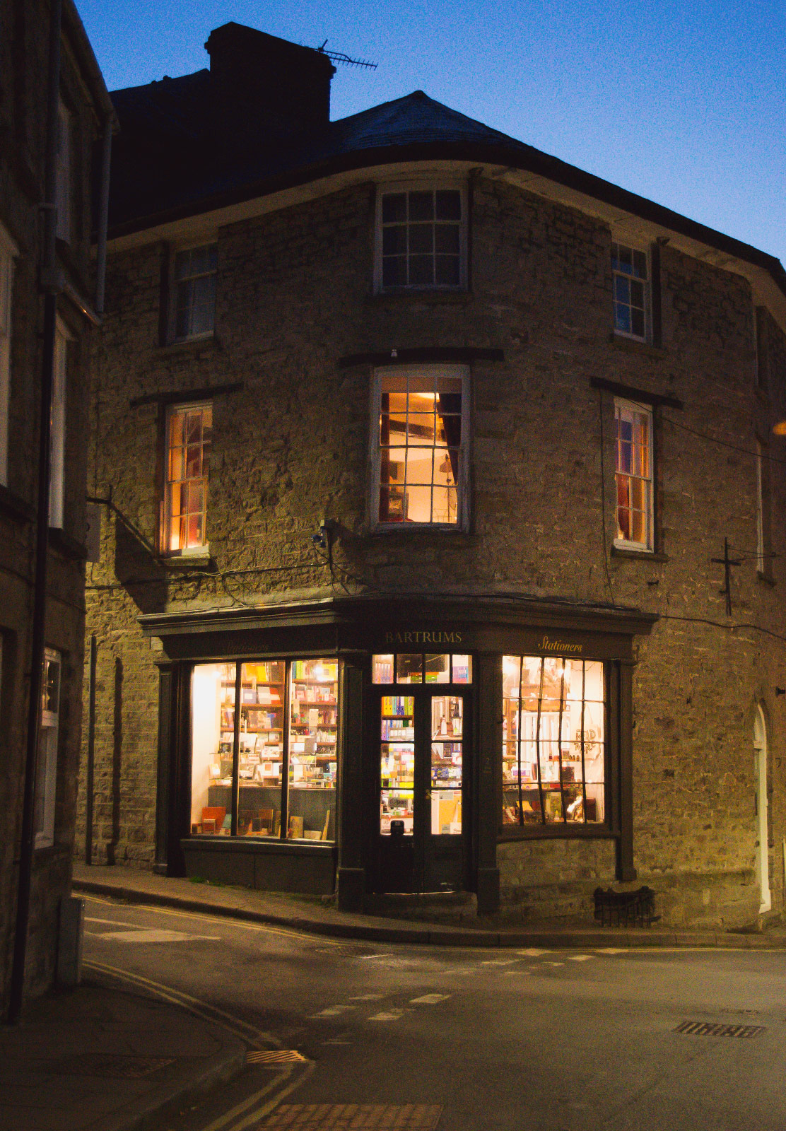 Old street at night