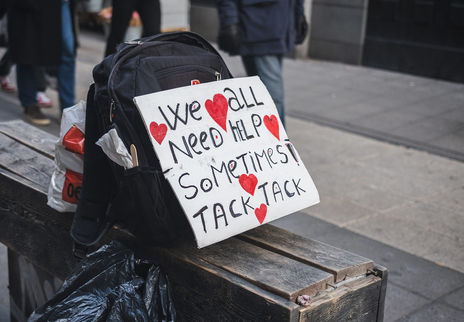 We all need help sometimes! Tack tack.