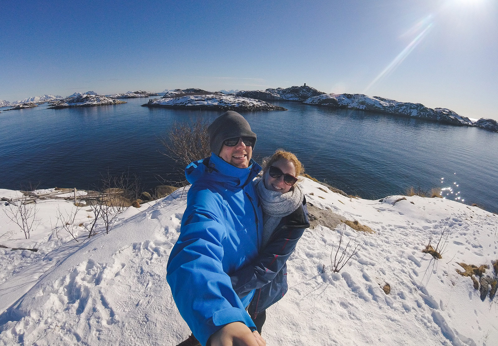 Couple in the snow