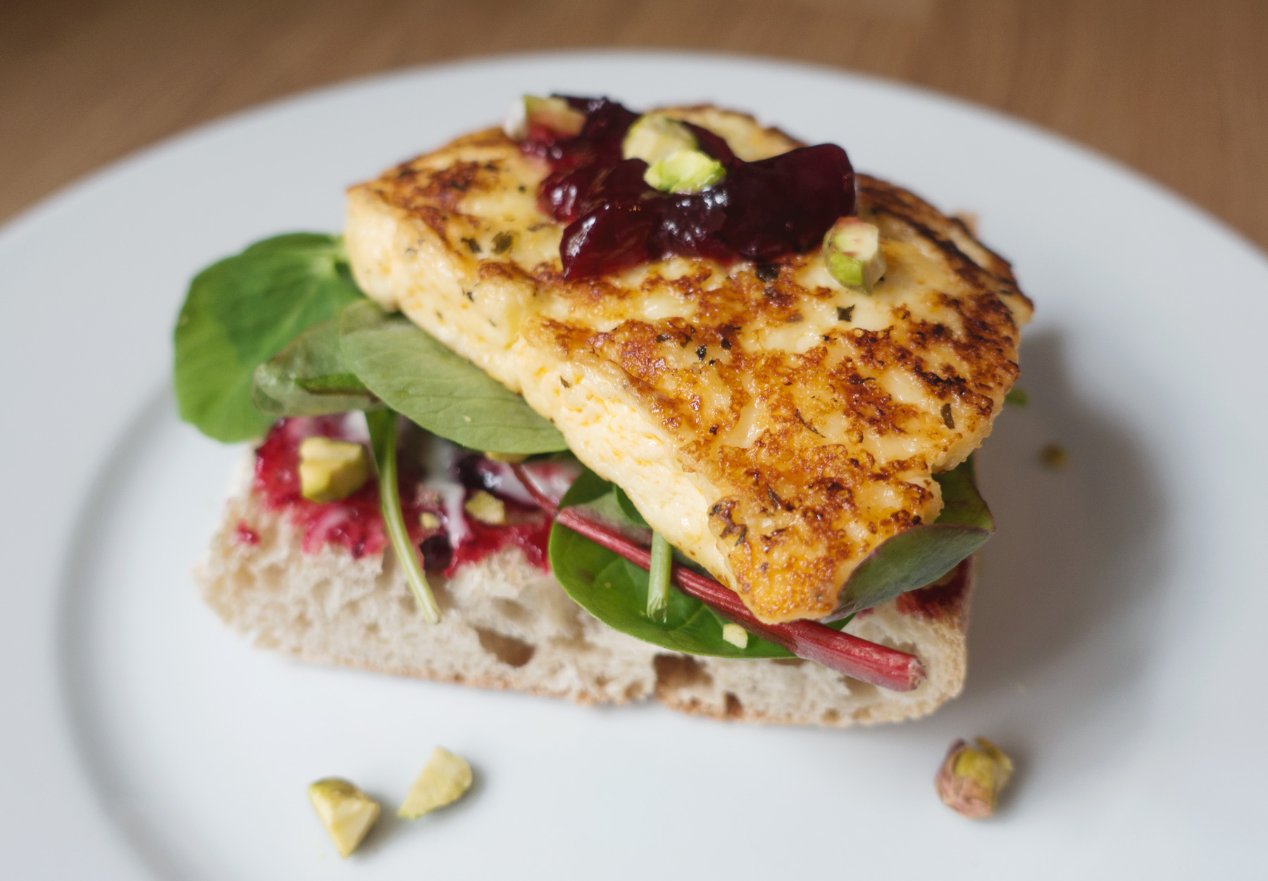 Halloumi sandwich