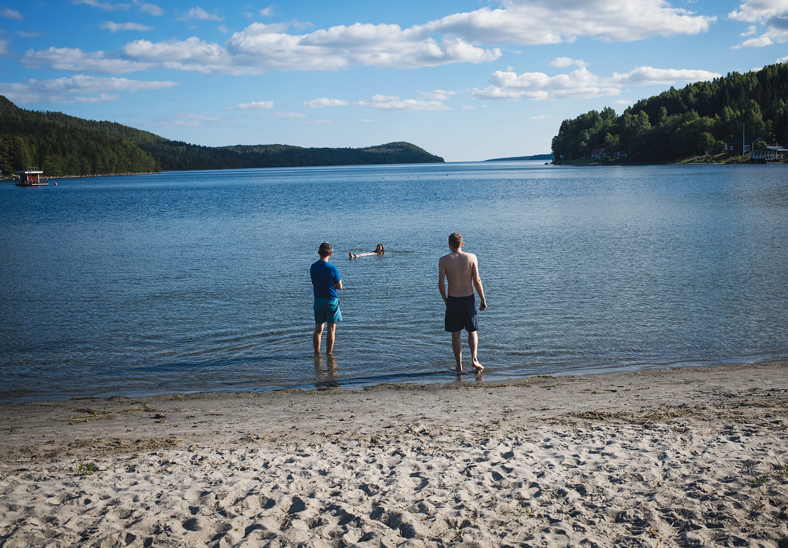 People in the sea