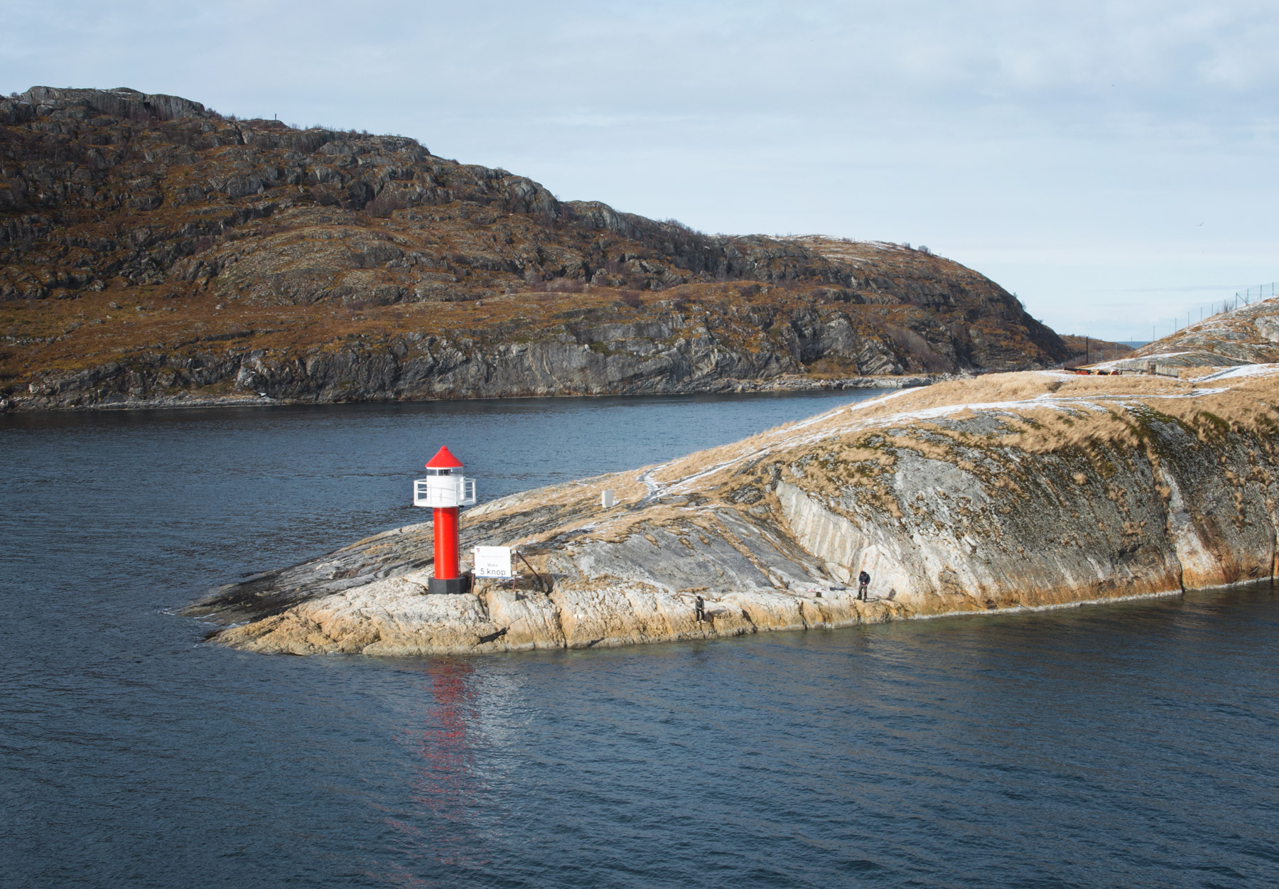 Lighthouse on shore