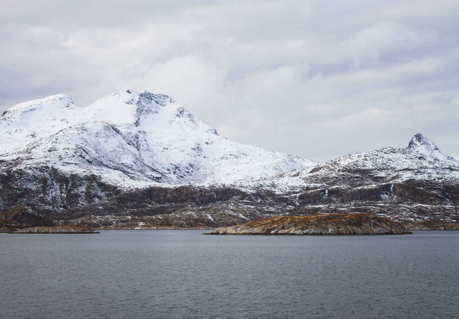 Snow covered mountains