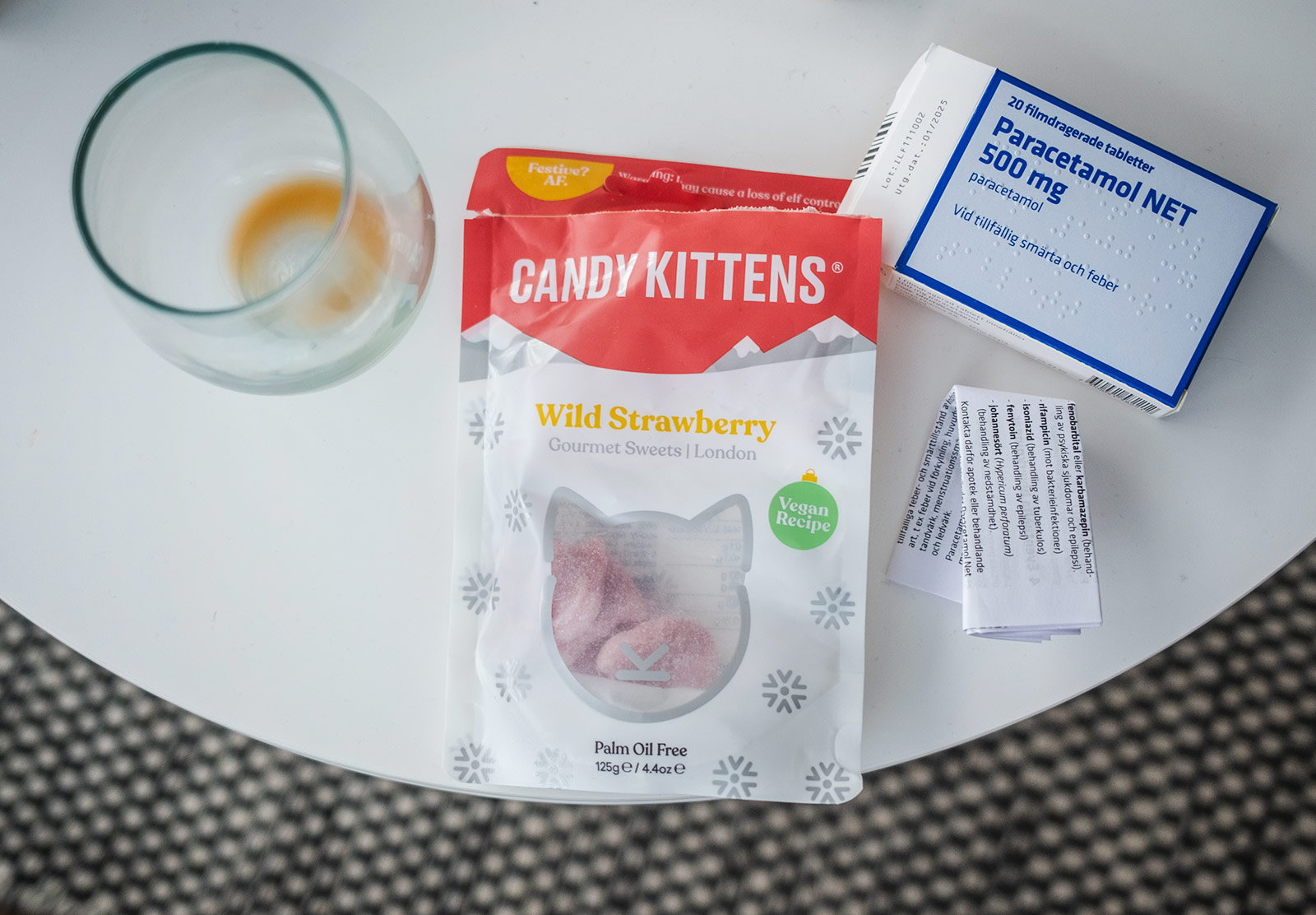 Sweets and painkillers