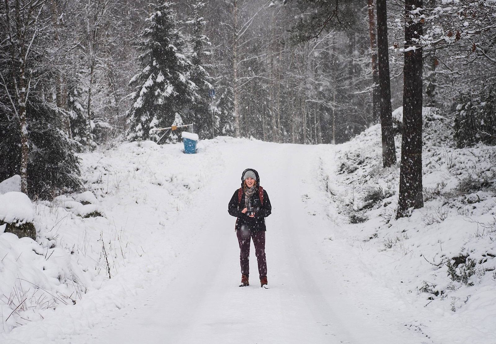 Me standing in the snow