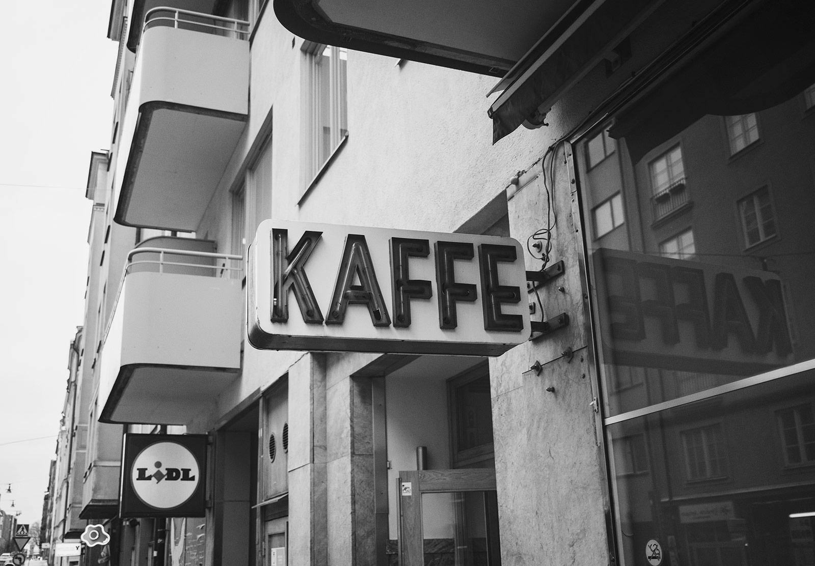 Kaffe sign