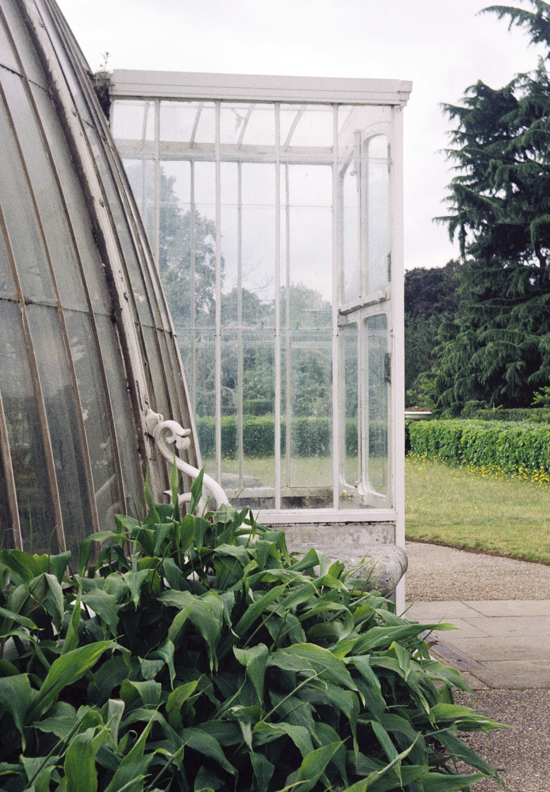 Glasshouse entrance