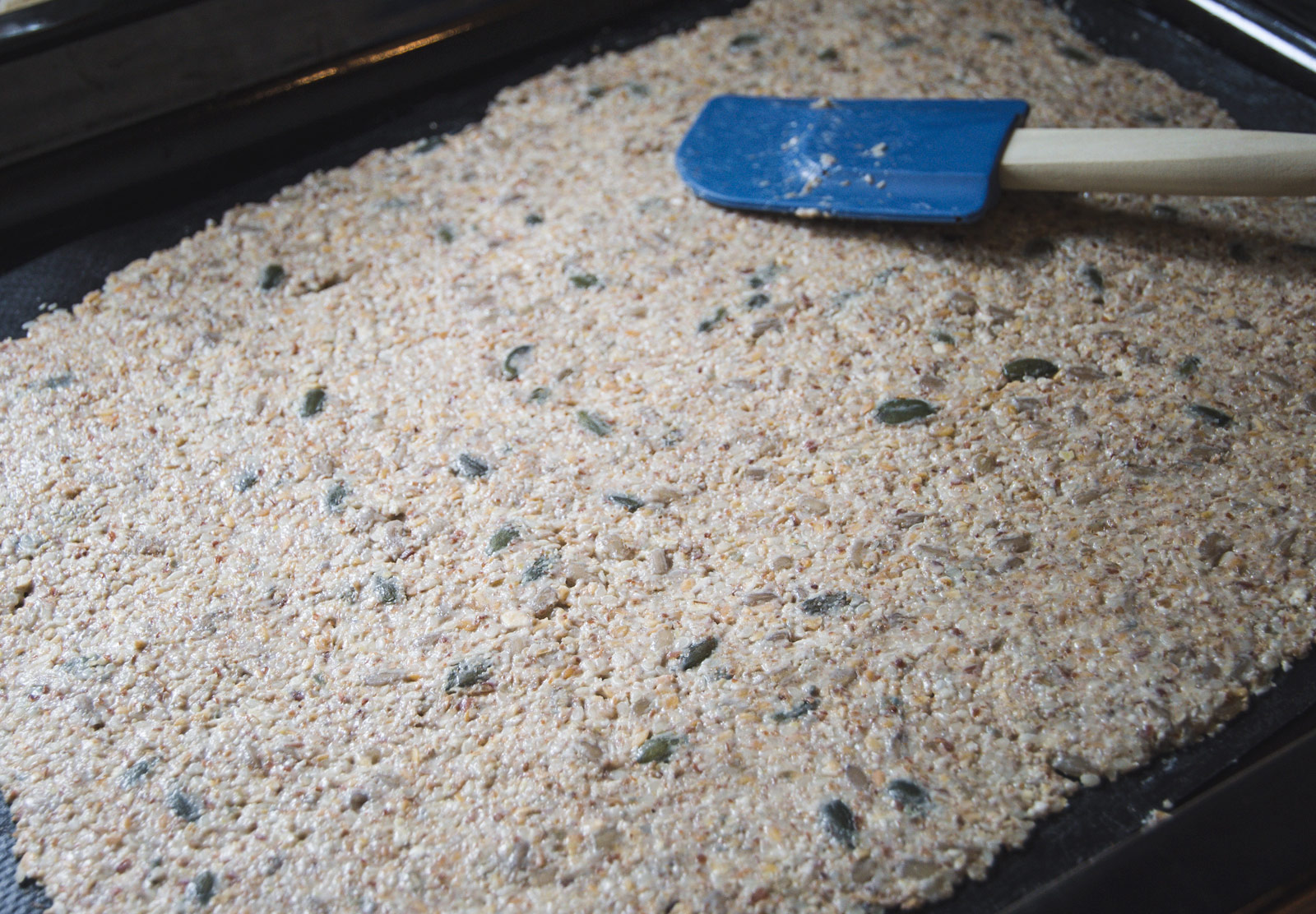 Knekkebrød spread thinly