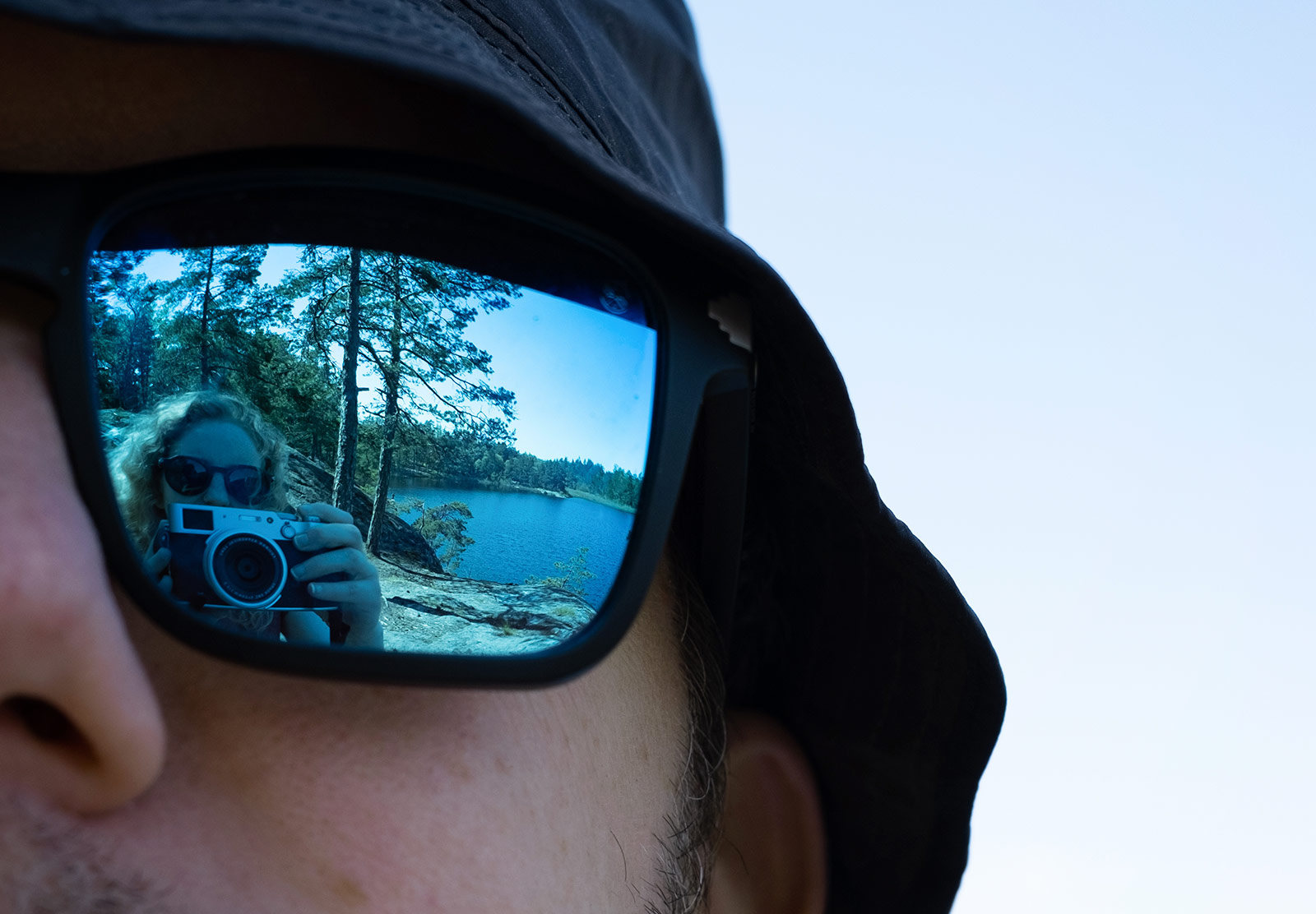 Lake in sunglasses