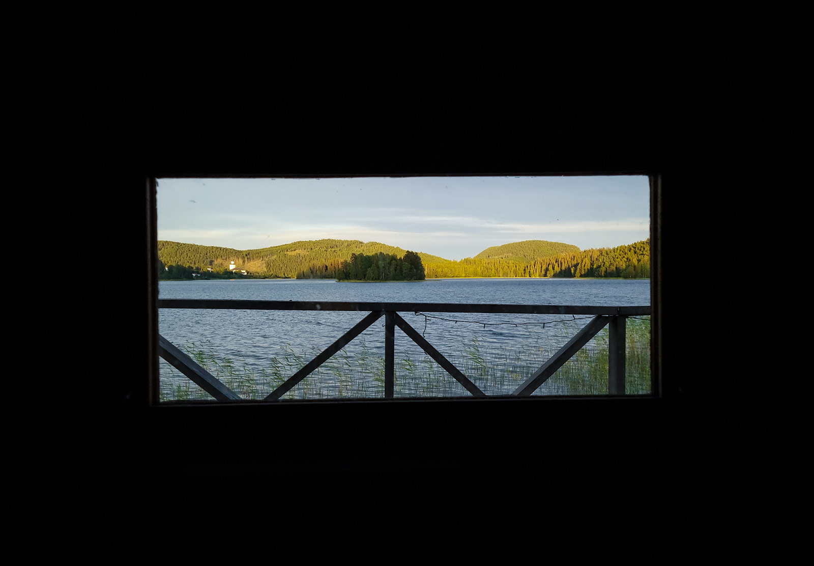 Nature through window