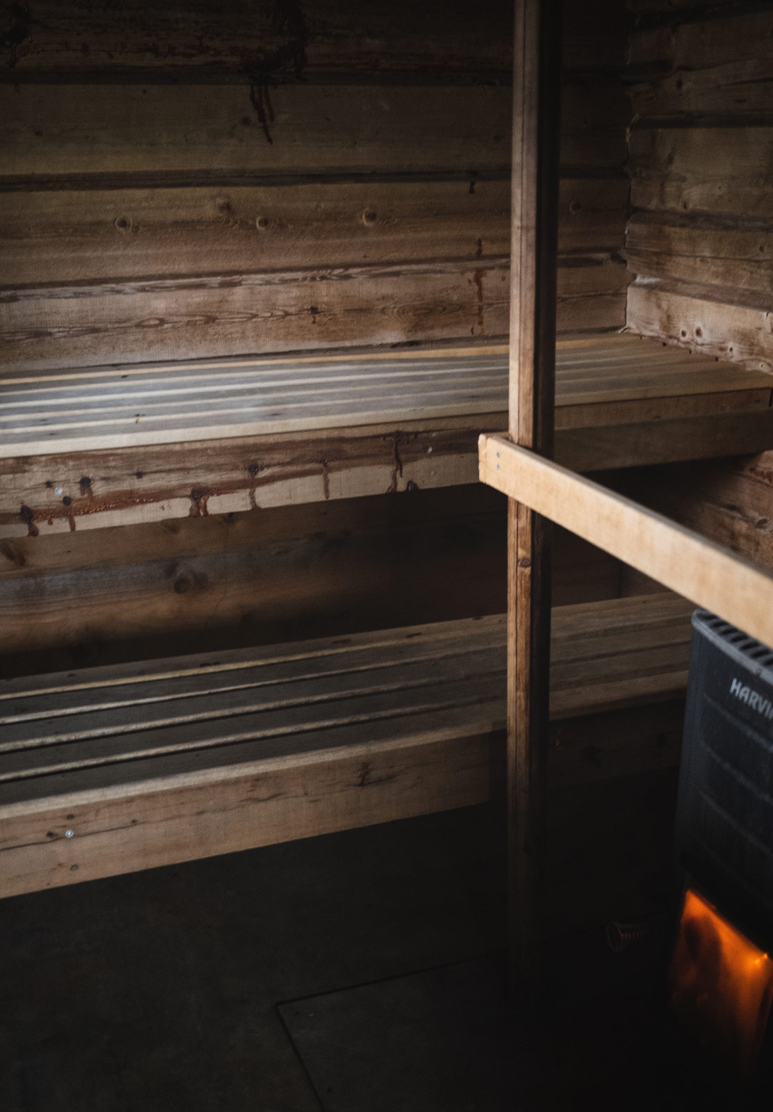 Sauna interior
