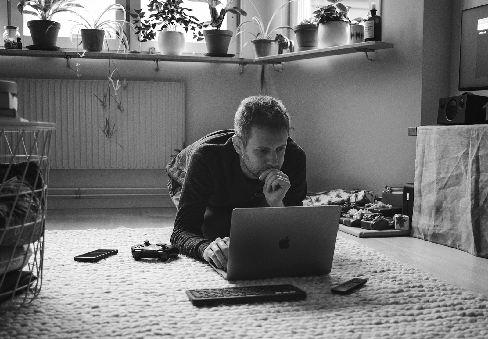 Man on laptop
