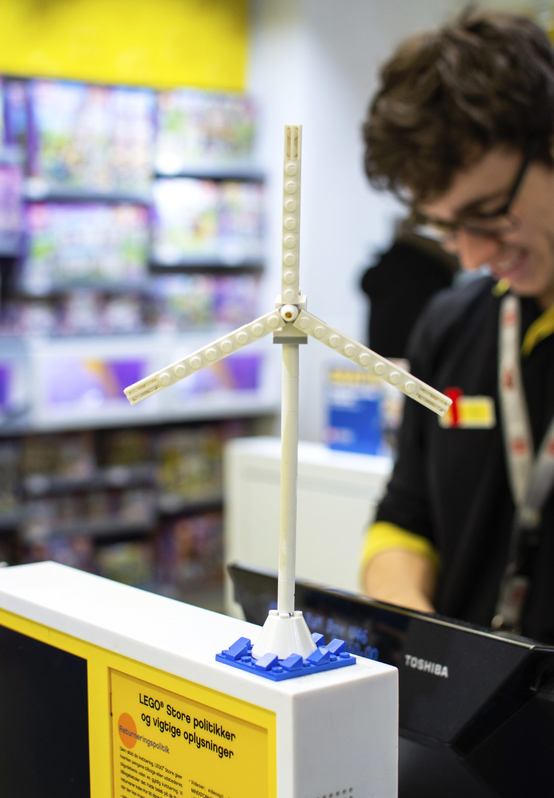 Lego wind turbine